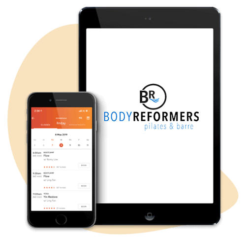 Book a Class mind body app